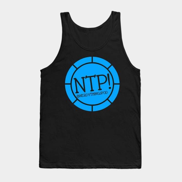 Nerdy Things Podcast Badge Logo Tank Top by Nerdy Things Podcast